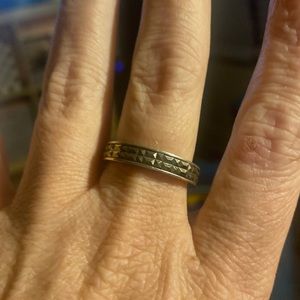 Silver Marcasite Ring, Size 10